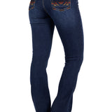 Pure Western Womens Ola Relaxed Rider Jean - Evening Sky