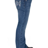 Pure Western Girls Pam Boot Cut Jeans- Retro Blue