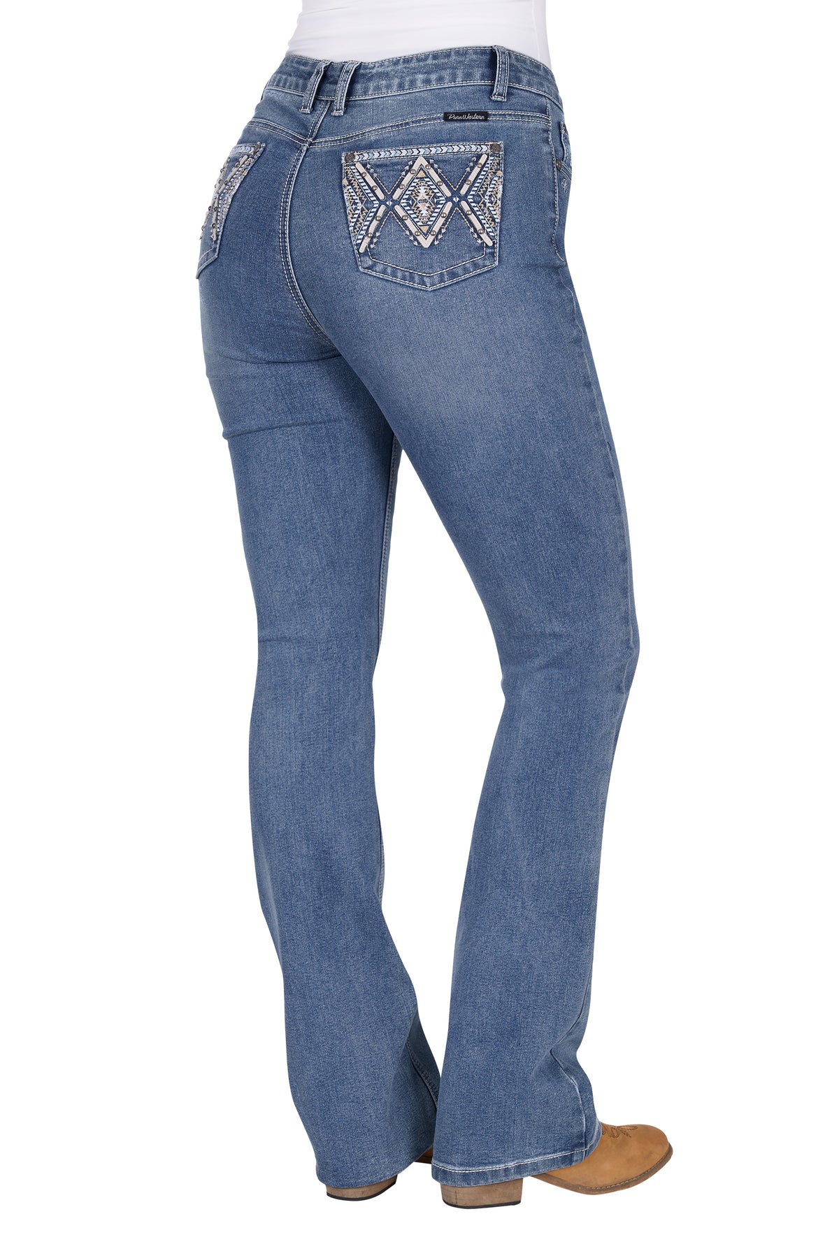 Pure Western Pam Hi Rise Boot Cut Jean - Summer Sky