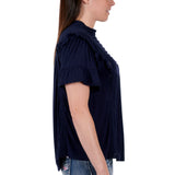 Pure Western Womens Sloan Fashion Tee - Navy