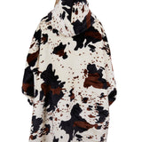 Pure Western Adult Cow Print Snuggle Hoodie