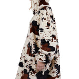 Pure Western Adult Cow Print Snuggle Hoodie