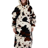 Pure Western Kids Cow Print Snuggle Hoodie