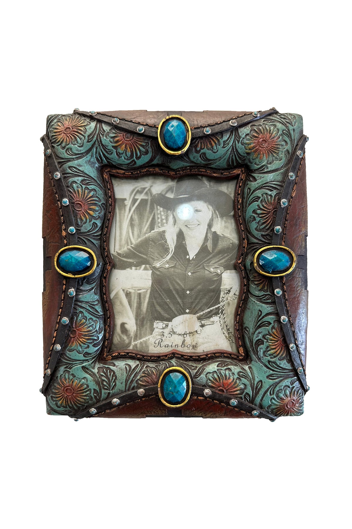 Pure Western Studded Picture Frame 3.5x5