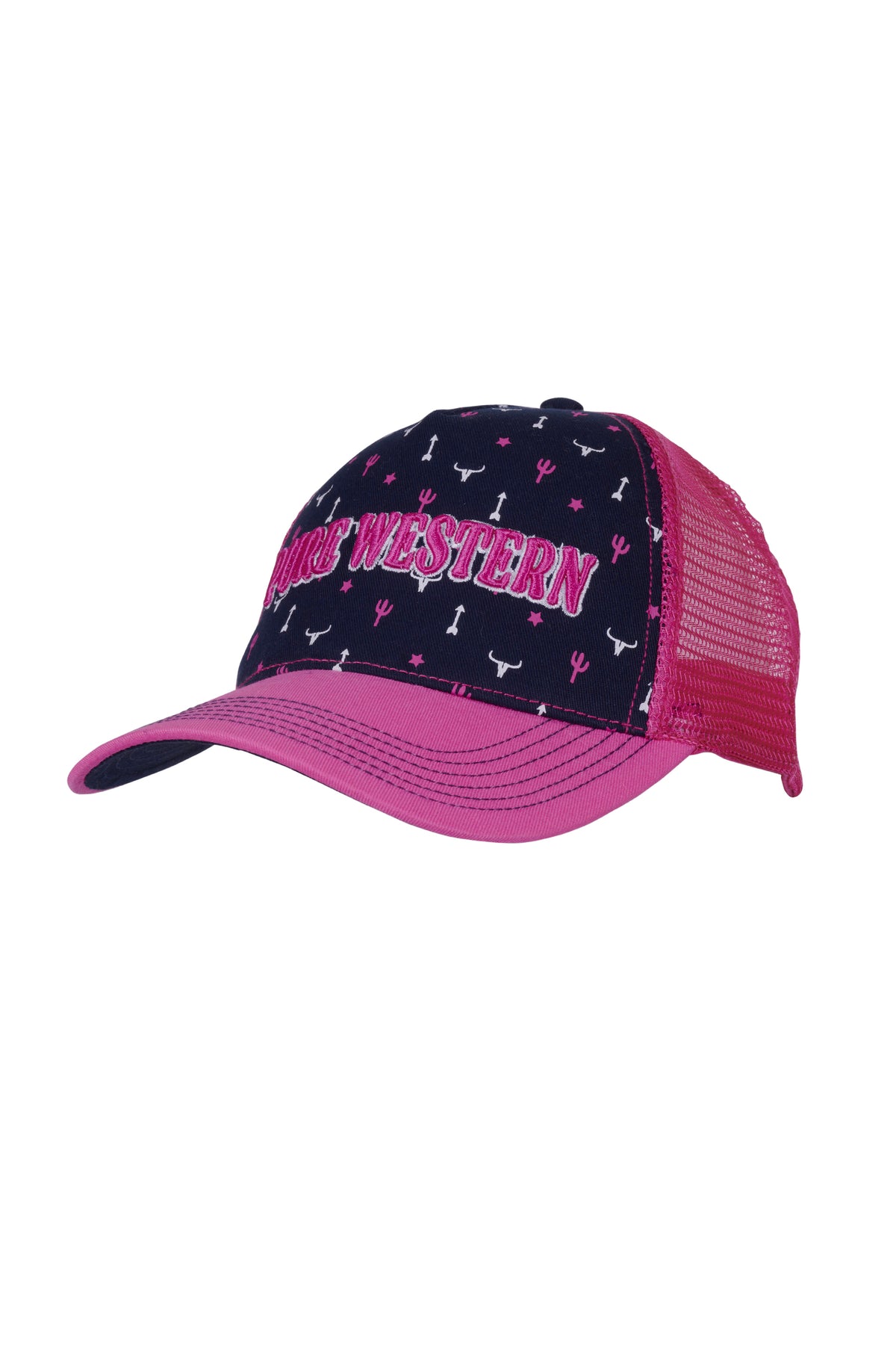 Pure Western Sybil Trucker Cap - Pink/ Navy