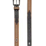 Pure Western Terrence Belt - Tan/Chocolate