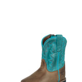 Pure Western Toddler Andi Boot - Bark/Turquoise