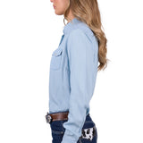 Pure Western Womens Wanda Shirt - Blue