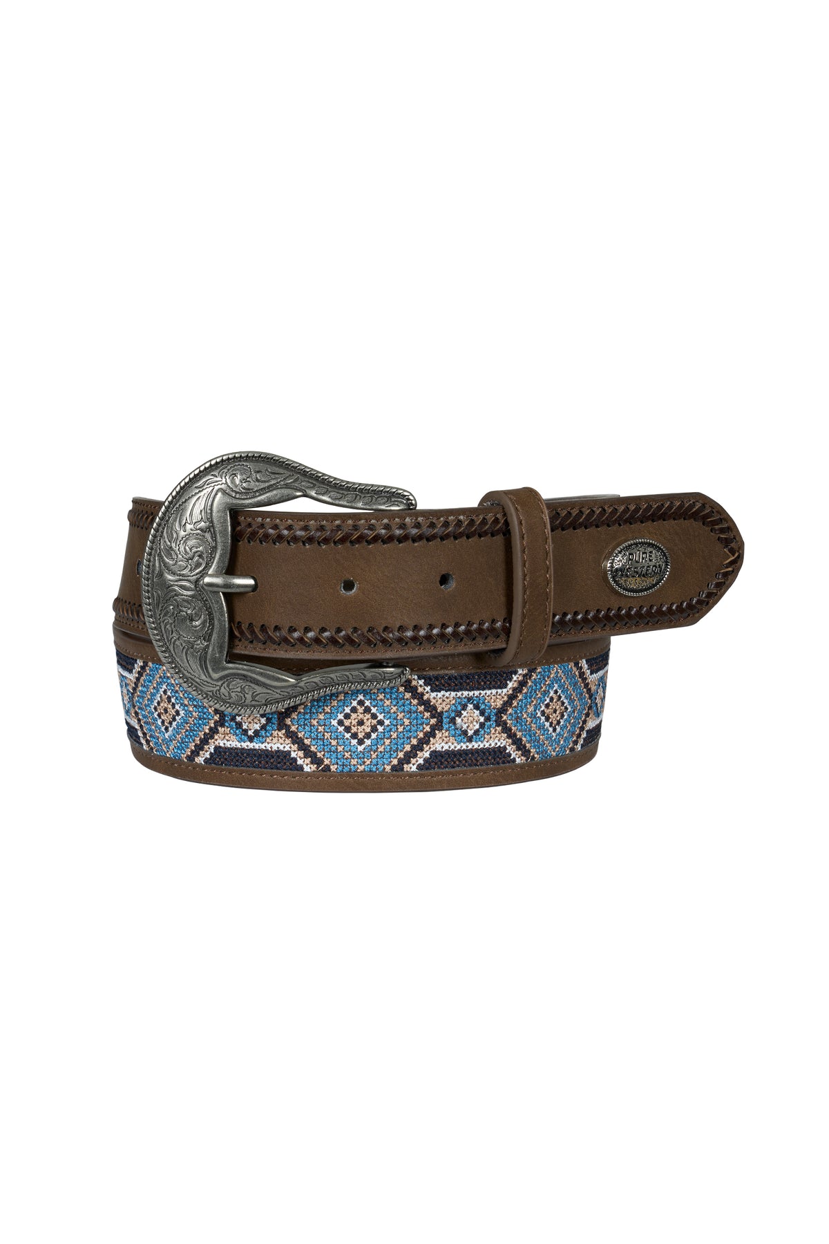 Pure Western Warren Belt - Tan/Multi