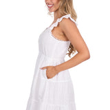 Pure Western Womens Alison Dress - White