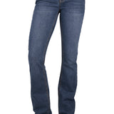 Pure Western Womens Bec Boot Cut Jean - Indigo