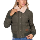 Pure Western Womens Emelia Jacket - Green