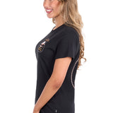 Pure Western Womens Misty Tee - Black