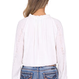 Pure Western Womens Pepper Blouse - White