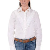 Pure Western Womens Sarai Shirt - White