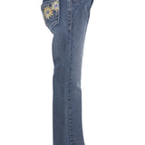 Pure Western Girls Amy Boot Cut Jean - Retro Blue