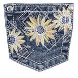 Pure Western Girls Amy Boot Cut Jean - Retro Blue
