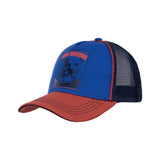 Pure Western Kids Rodeo Trucker Cap - Denim/Rust