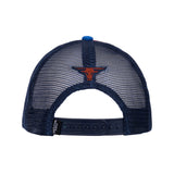 Pure Western Kids Rodeo Trucker Cap - Denim/Rust