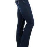 Pure Western Womens Raina Straight Leg Jean - Old Indigo