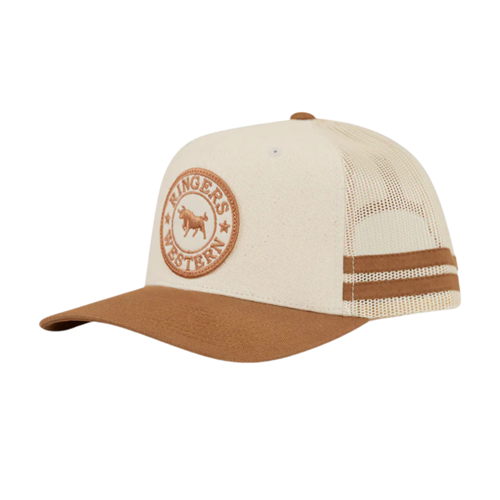 Ringers Western McCoy Trucker Cap - Beige/Clay