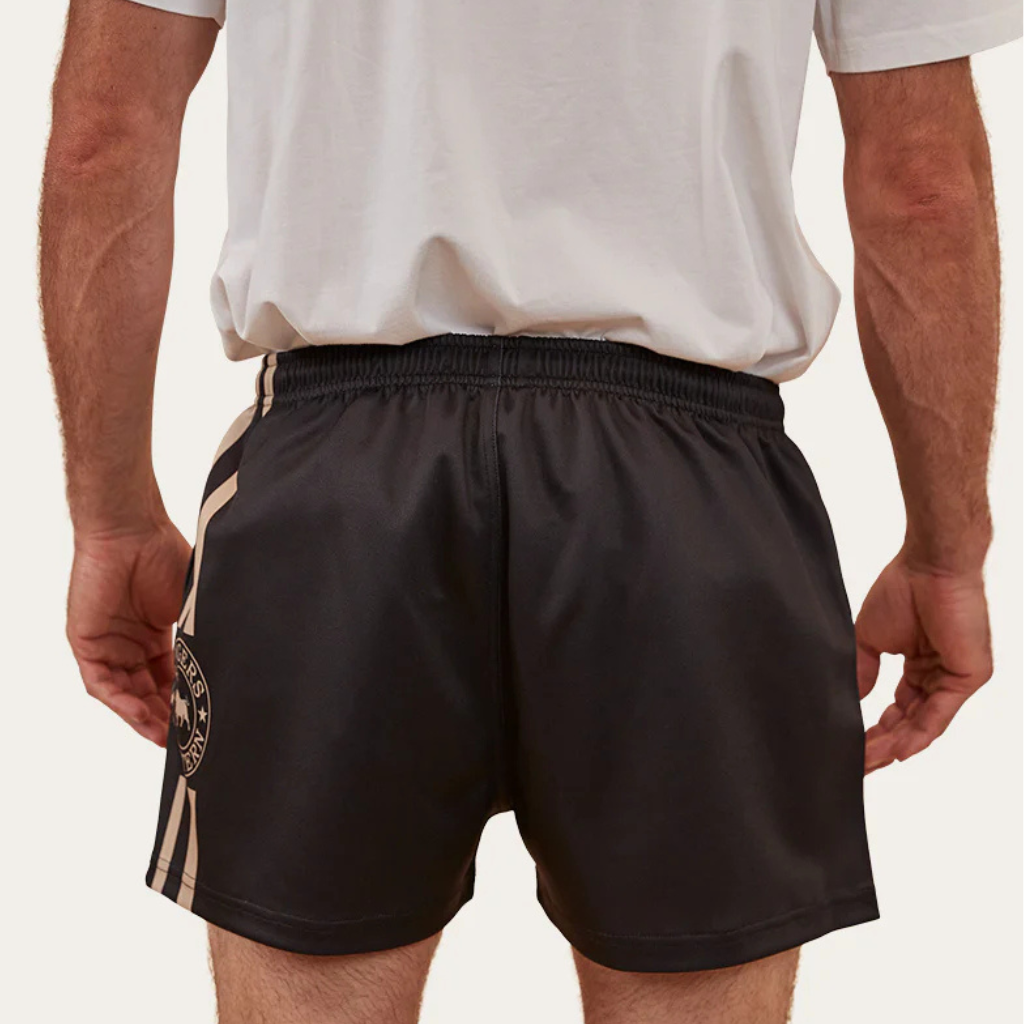 Ringers Western Footy Shorts - Black
