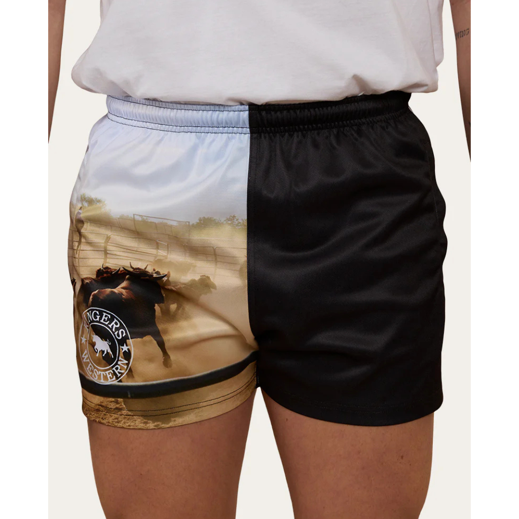 Ringers Western Footy Shorts - Multi