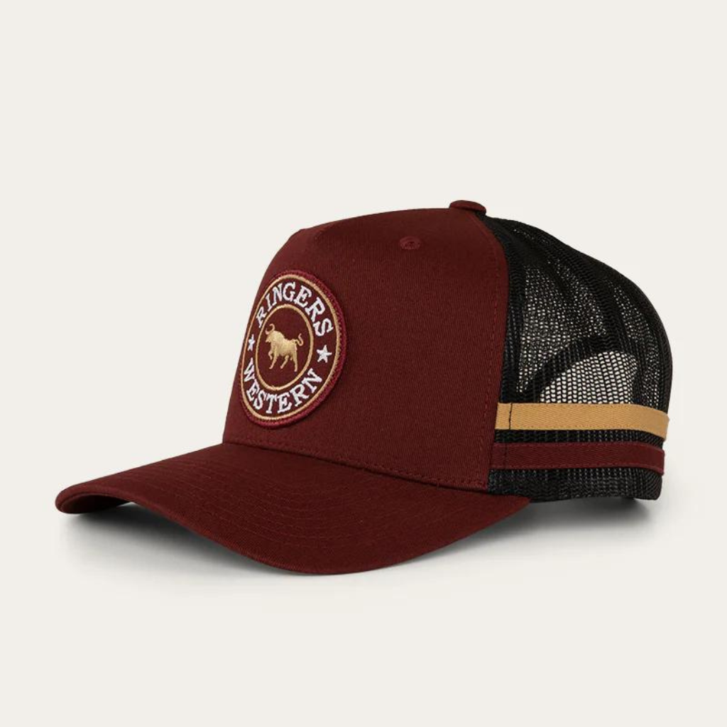 Ringers Western McCoy Trucker Cap - Burgundy