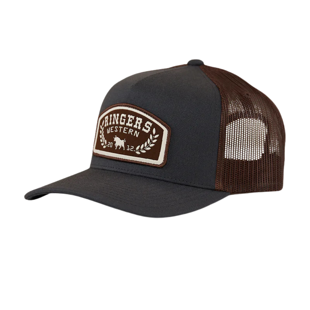 Ringers Western Wheatbelt Wool Trucker Cap - Charcoal