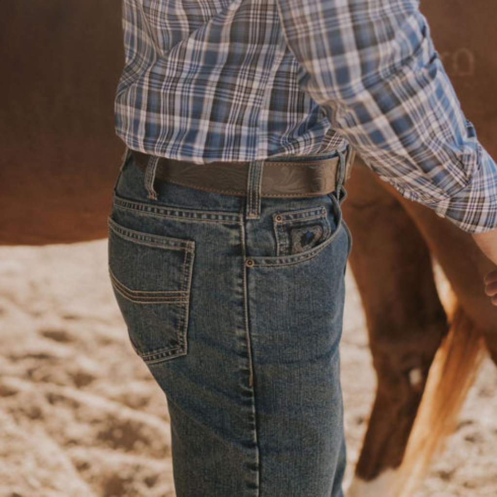 Pilbra Mens Western Brahman Jeans - Indigo