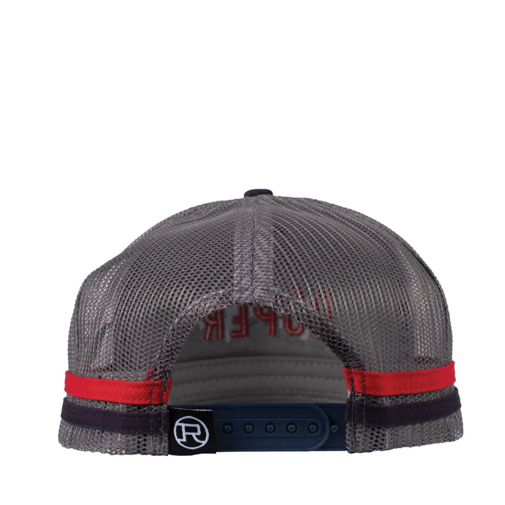 Roper Trucker Cap - Aztec Bison Grey