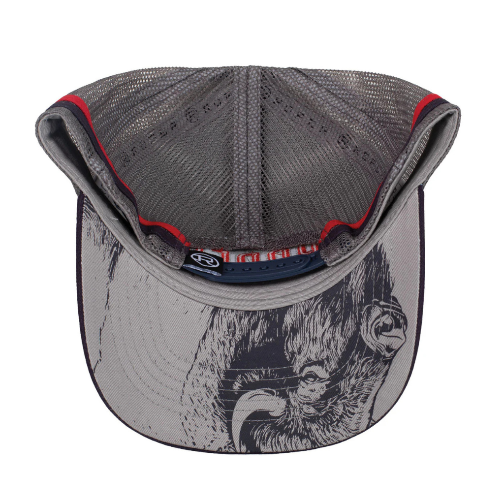 Roper Trucker Cap - Aztec Bison Grey