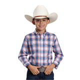 Roper Boys Amarillo Collection Shirt - Plaid Multi