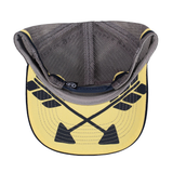 Roper Trucker Cap - Bison Print Navy