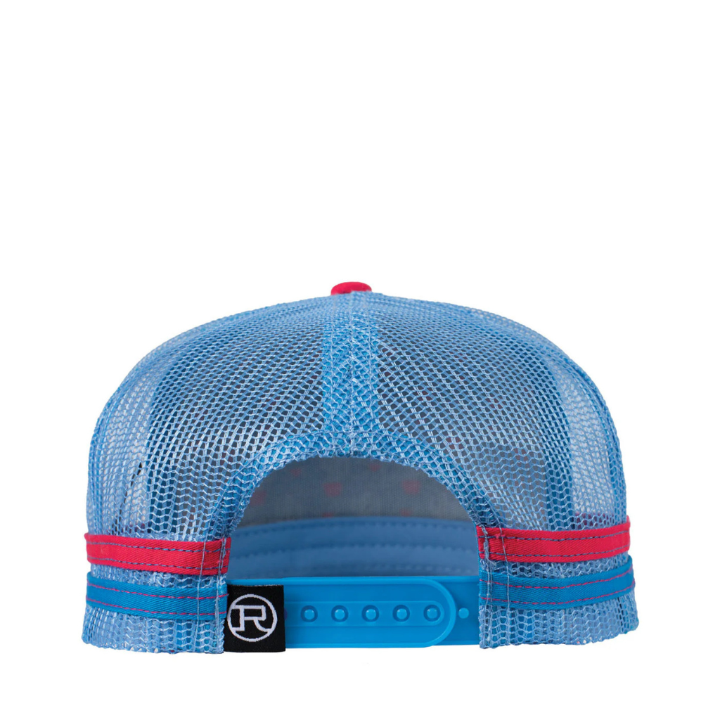 Roper Trucker Cap - Cactus Print Blue Jewel