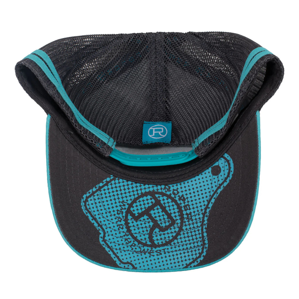 Roper Trucker Cap - Cattle Tag Teal