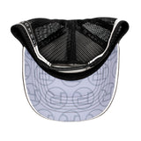 Roper Trucker Cap - Plaid Black/White