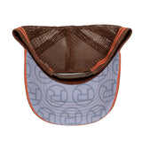 Roper Trucker Cap - Plaid Rust/Brown