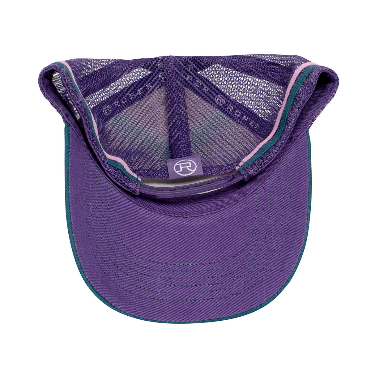 Roper Trucker Cap Logo - Sreape Pink/Blue