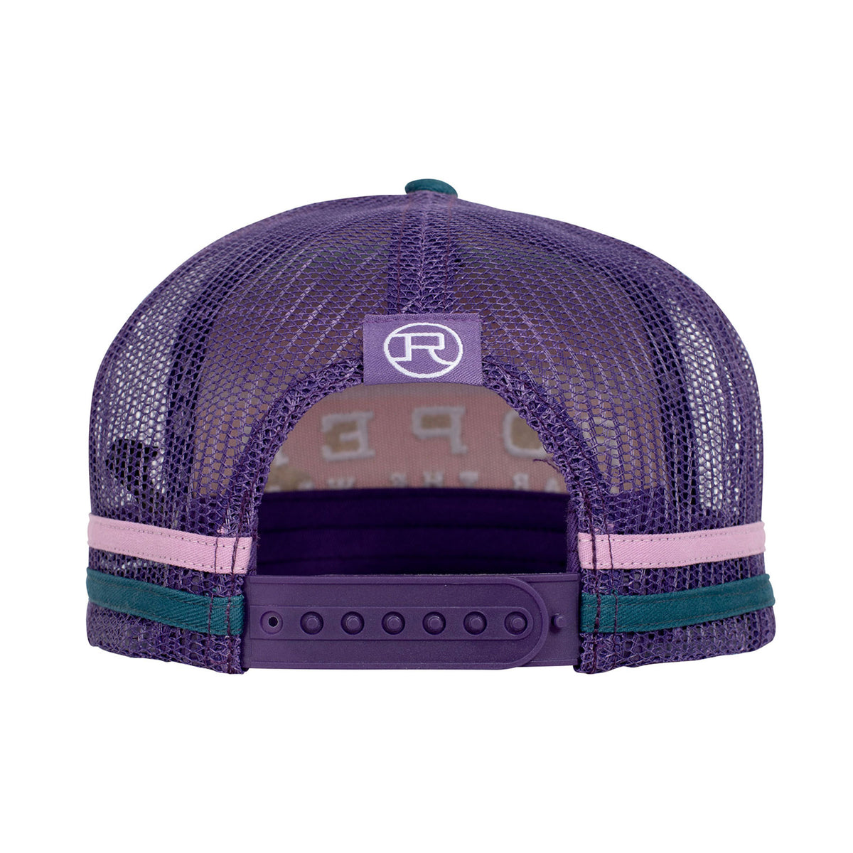 Roper Trucker Cap Logo - Sreape Pink/Blue