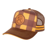 Roper Trucker Cap - Mustard/Brown
