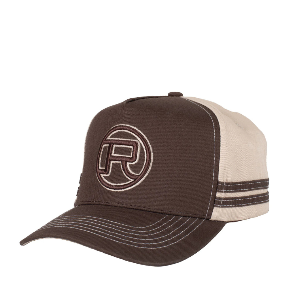 Roper Cap Logo - Chocolate/Stone