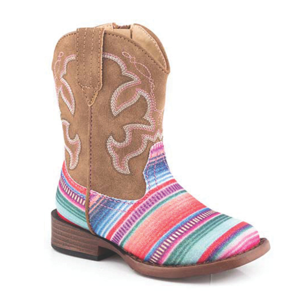 Roper Kids Glitter - Serape/Tan