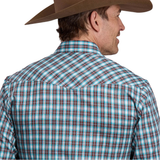 Roper Mens Karman Classic Shirt - Plaid Brown