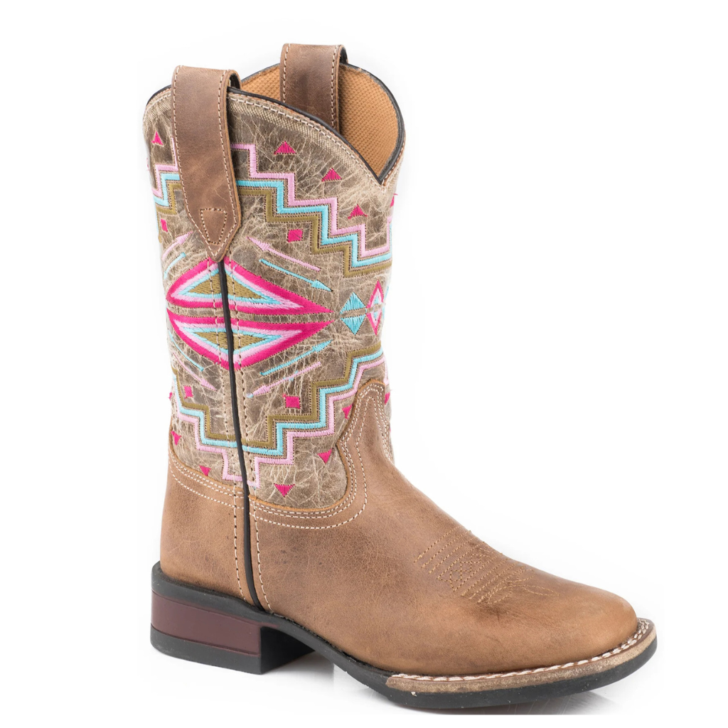 Roper Kids Monterey - Aztec Tan leather