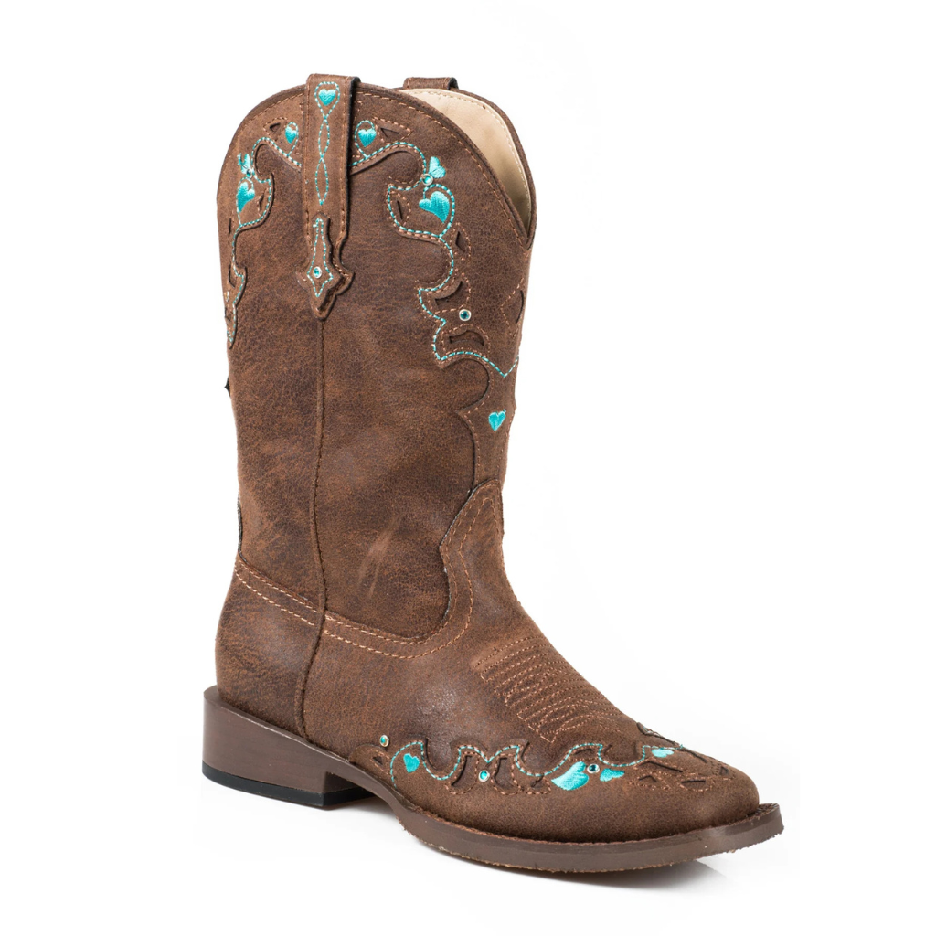 Roper Kids Hearts - Brown