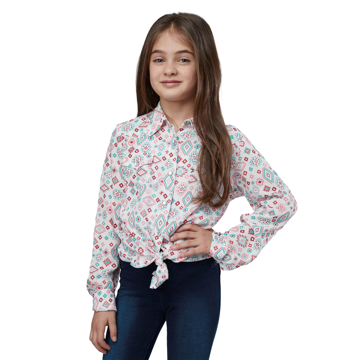 Roper Girls Five Star Collection Shirt - Multi