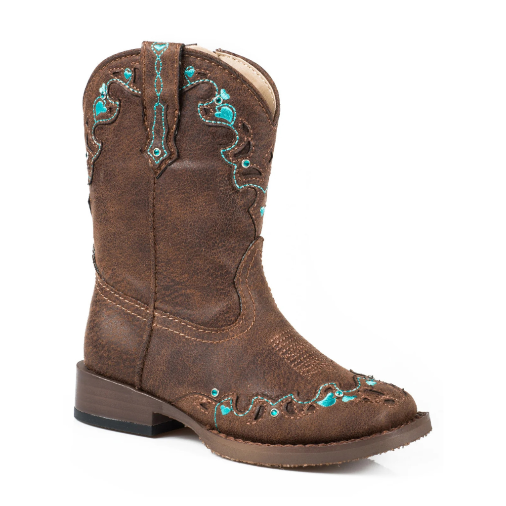 Roper Toddler Hearts - Brown