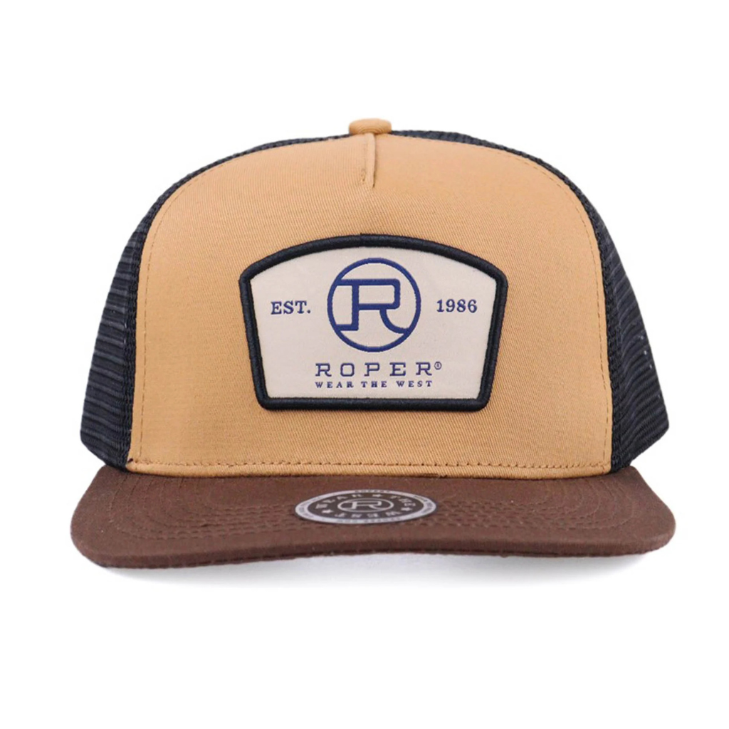 Roper Truckers Cap - Tan