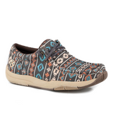Roper Womens Clearcut Low - Multi Aztec Canvas